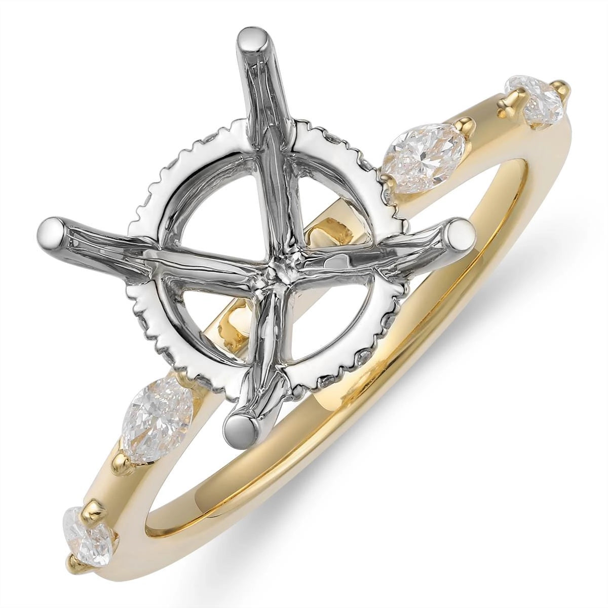 Engagement Collections Engagement Rings in Mixed Metals containing Diamond 456180