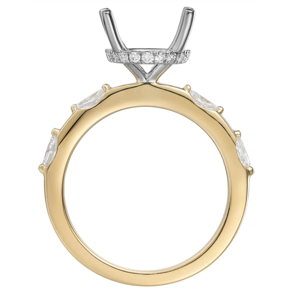 Engagement Collections Engagement Rings in Mixed Metals containing Diamond 456180