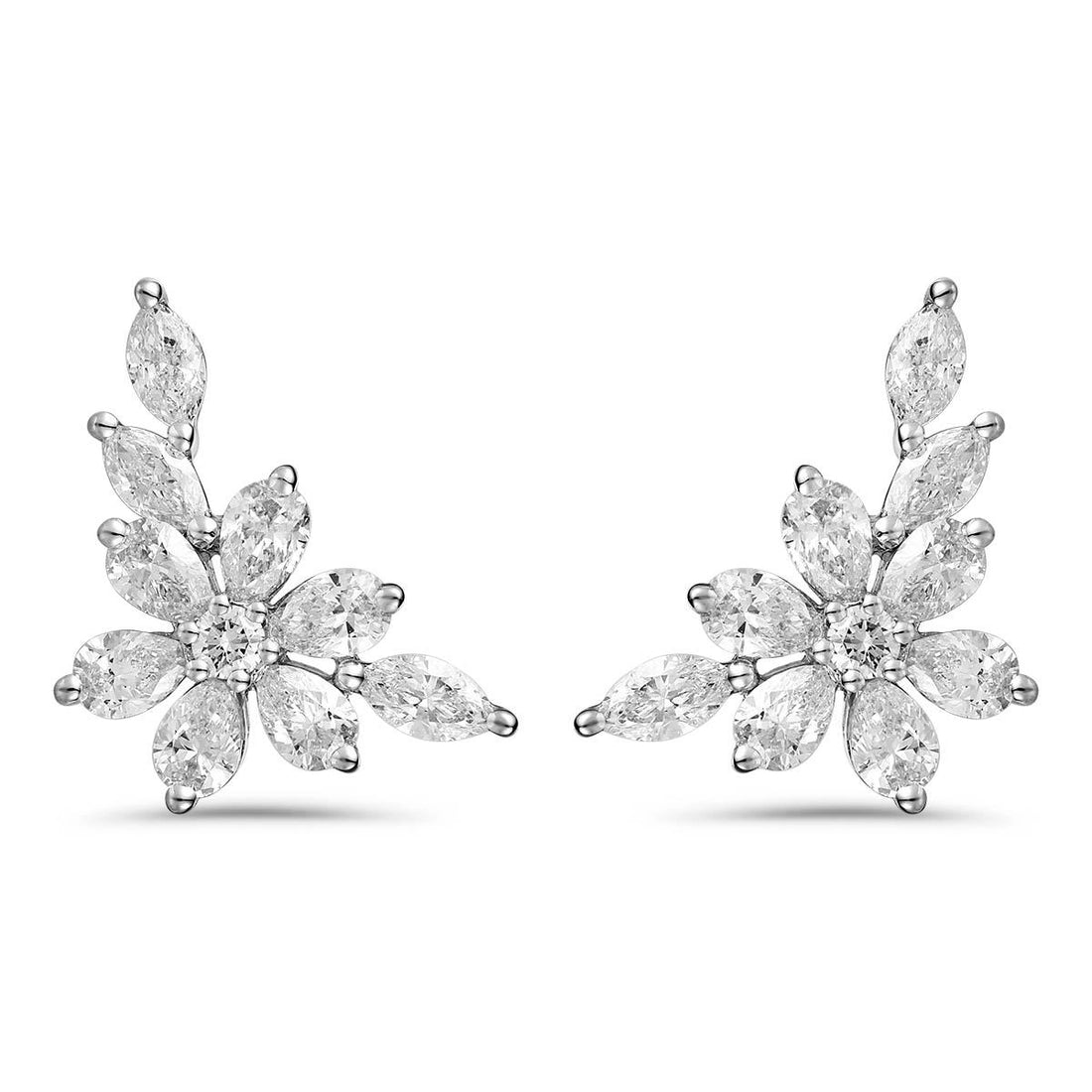 Earrings Earrings in White Gold containing Diamond 456186