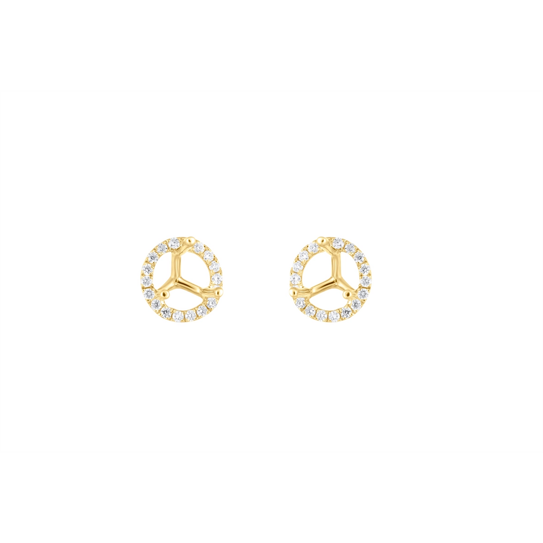 Earrings Earrings in Yellow Gold containing Diamond 456188