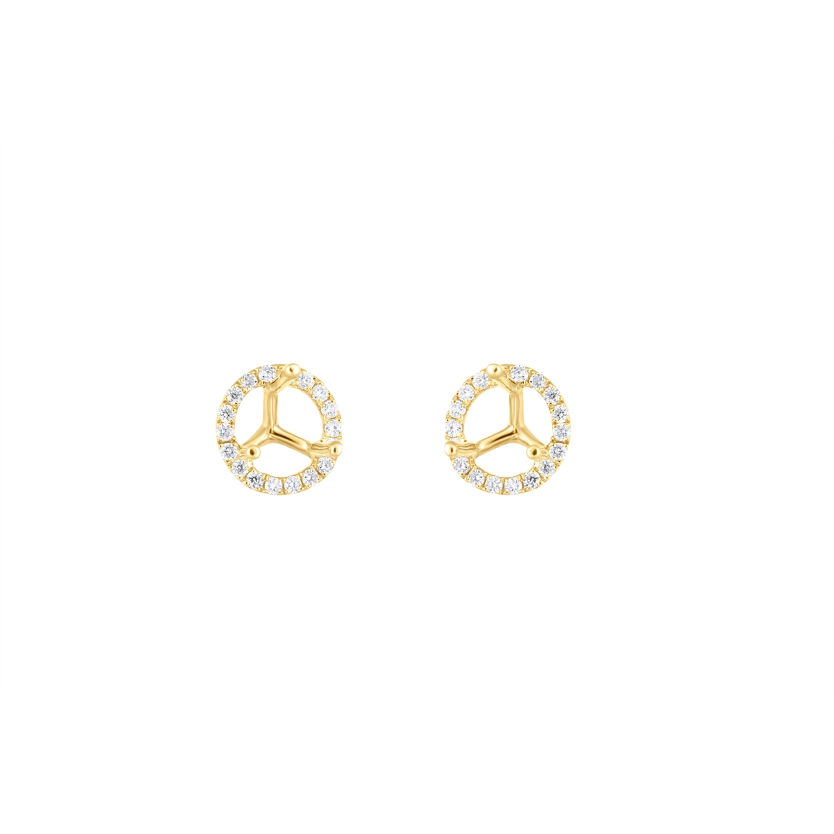 Earrings Earrings in Yellow Gold containing Diamond 456188