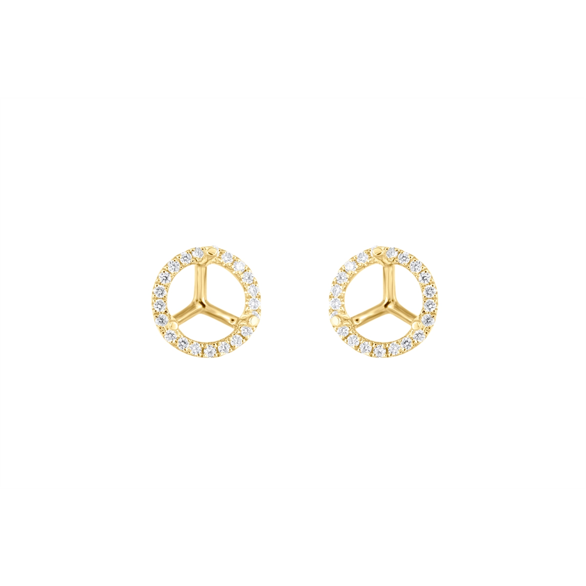 Earrings Earrings in Yellow Gold containing Diamond 456189