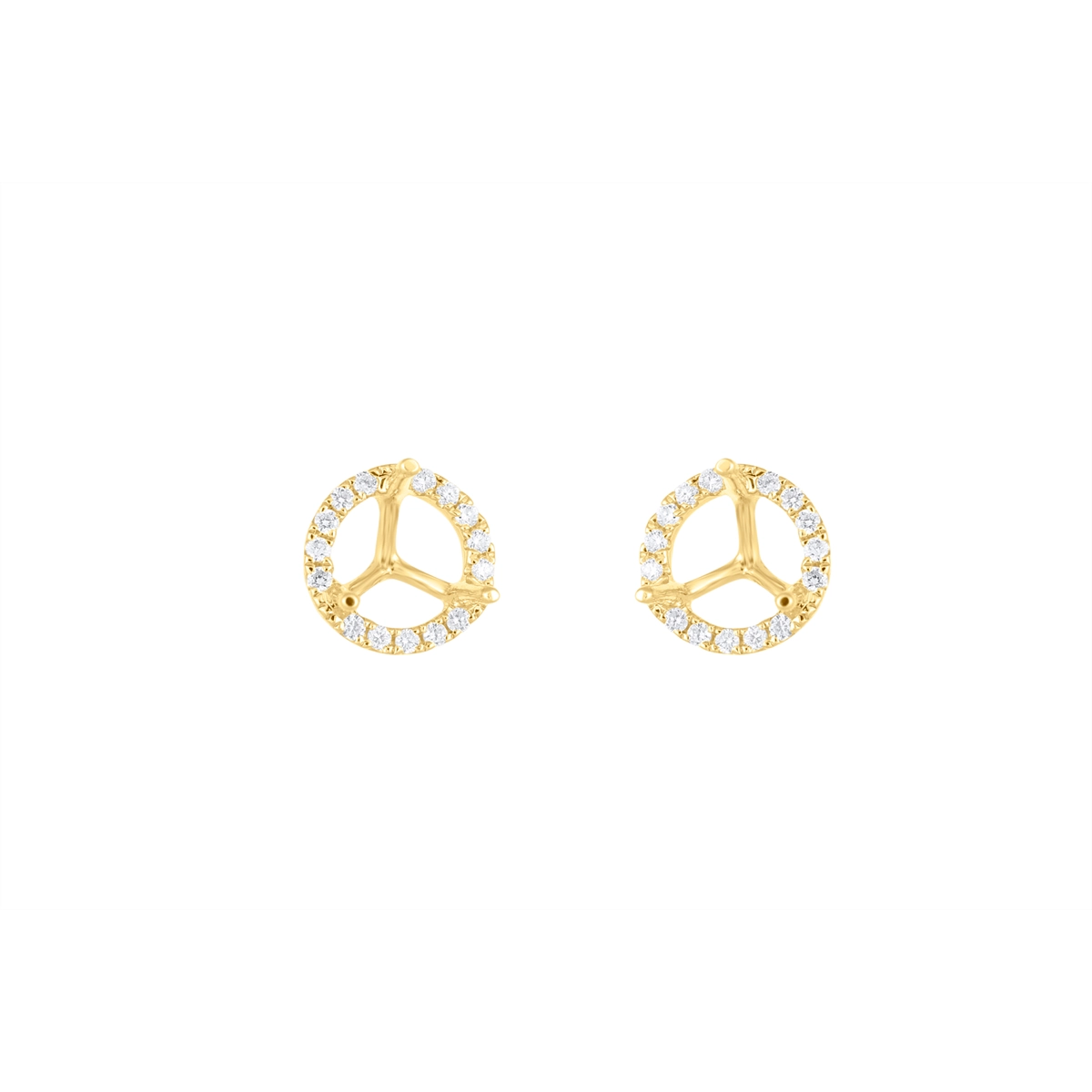 Earrings Earrings in Yellow Gold containing Diamond 456190