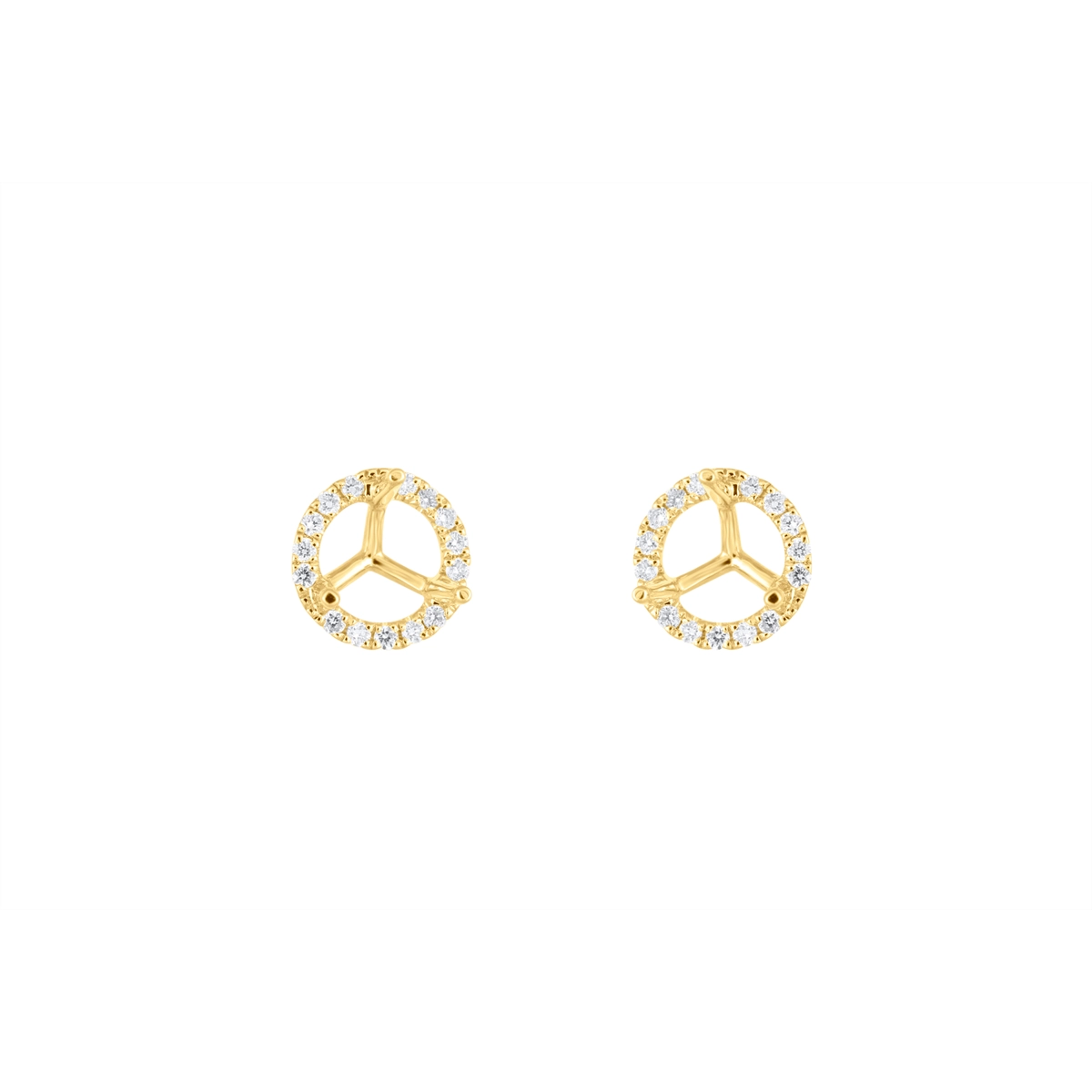 Earrings Earrings in Yellow Gold containing Diamond 456191