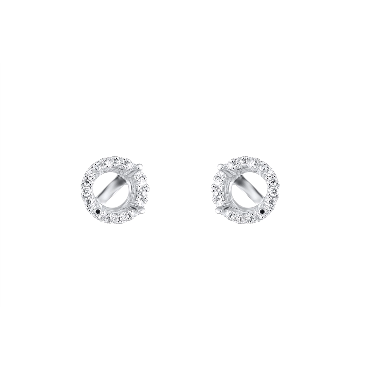 Earrings Earrings in White Gold containing Diamond 456192