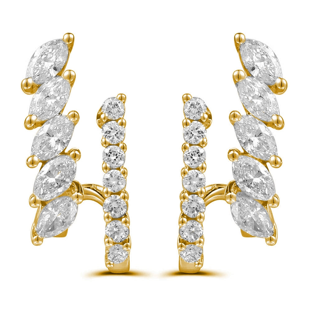 Earrings Earrings in Yellow Gold containing Diamond 456196