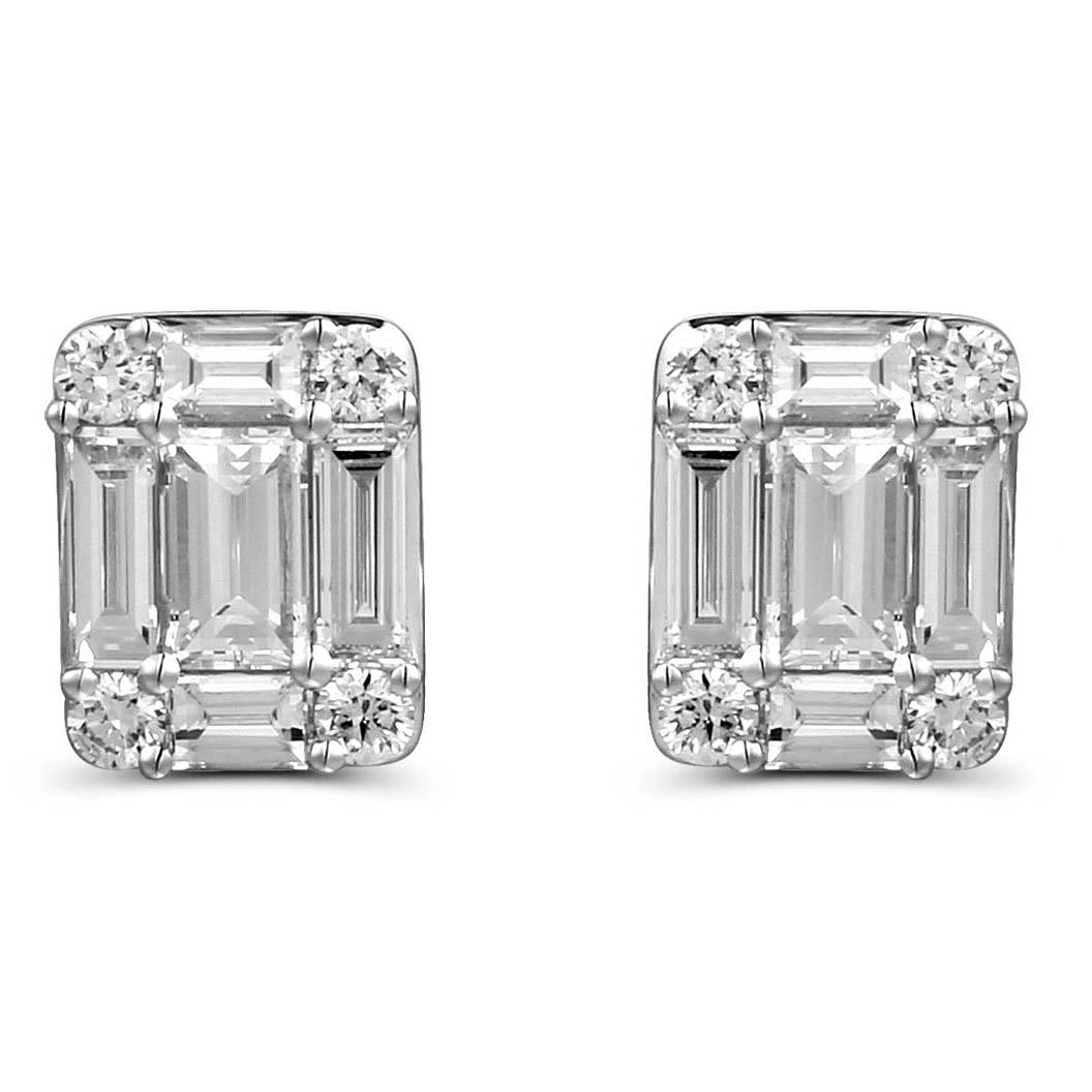 Earrings Earrings in White Gold containing Diamond 456199