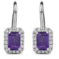 Earrings Earrings in White Gold containing Amethyst, Multi-gemstone, Diamond 456203
