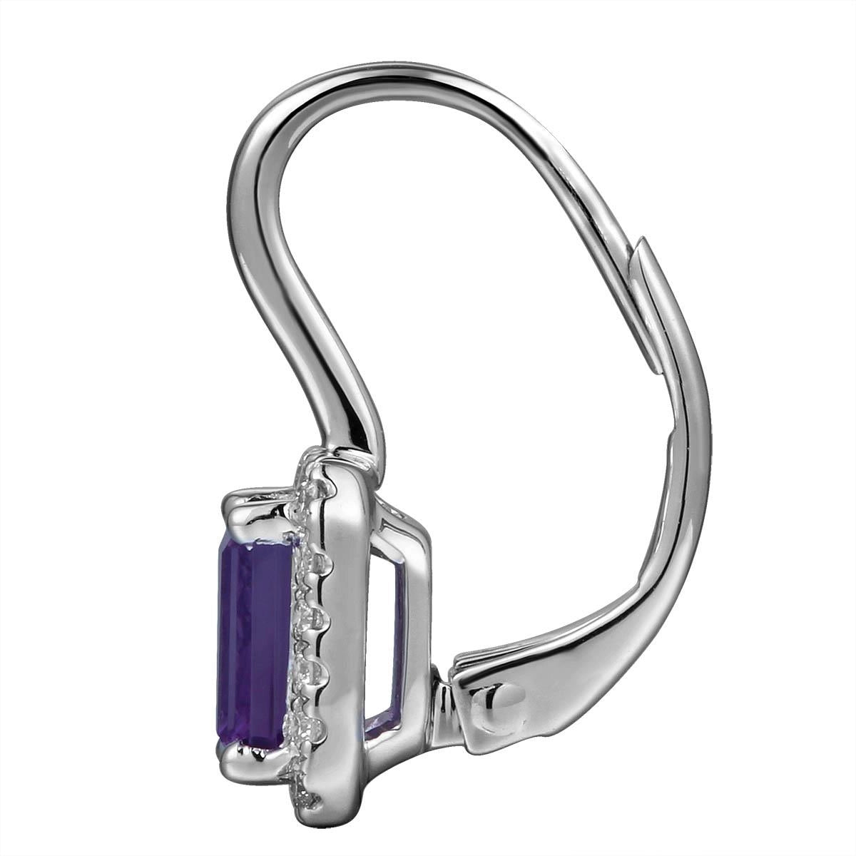 Earrings Earrings in White Gold containing Amethyst, Multi-gemstone, Diamond 456203