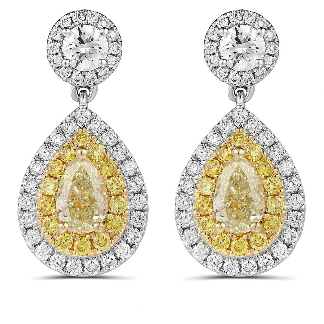 Earrings Earrings in Mixed Metals containing Diamond 456205