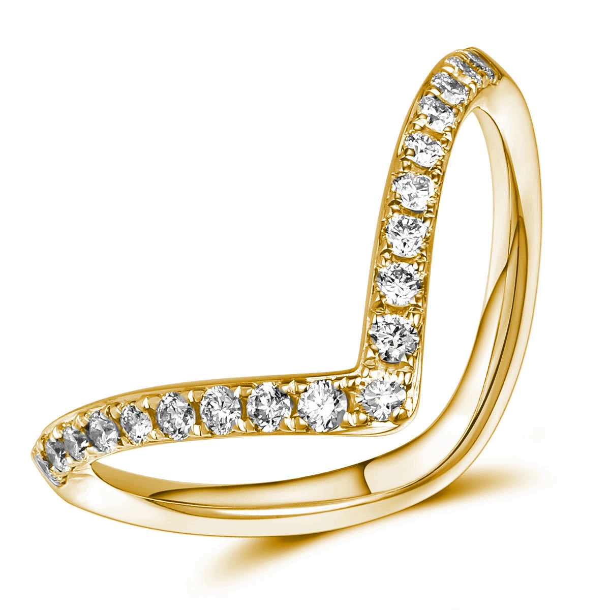 Rings Wedding Rings in Yellow Gold containing Diamond 456207
