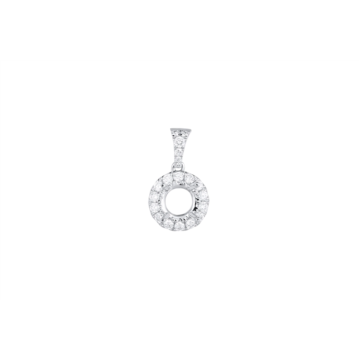 Pendants Pendants in White Gold containing Diamond 456208
