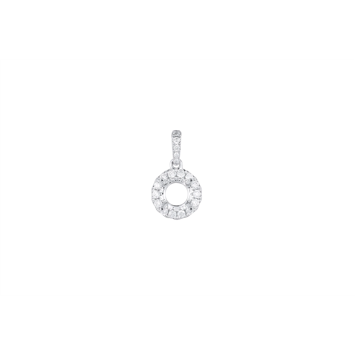 Pendants Pendants in White Gold containing Diamond 456217