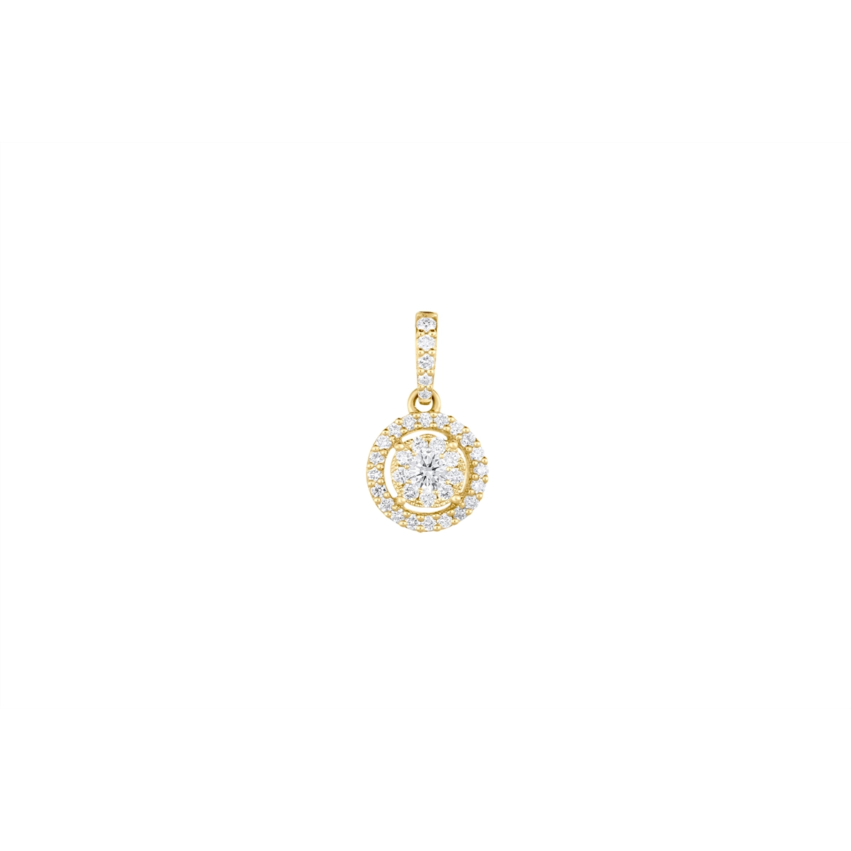 Pendants Pendants in Yellow Gold containing Diamond 456218