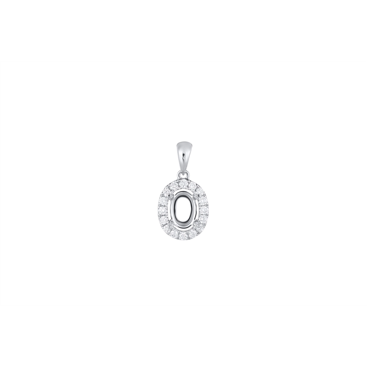 Pendants Pendants in White Gold containing Diamond 456230