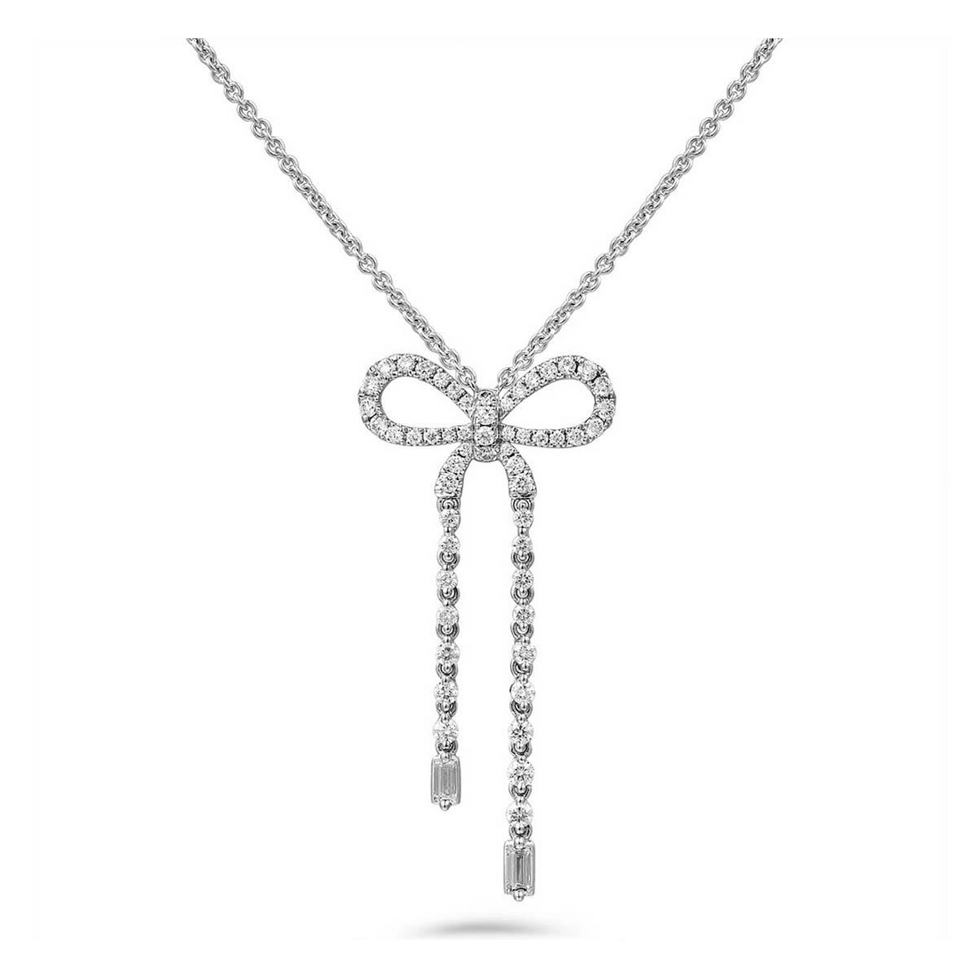 Necklaces Necklaces in White Gold containing Diamond 456245