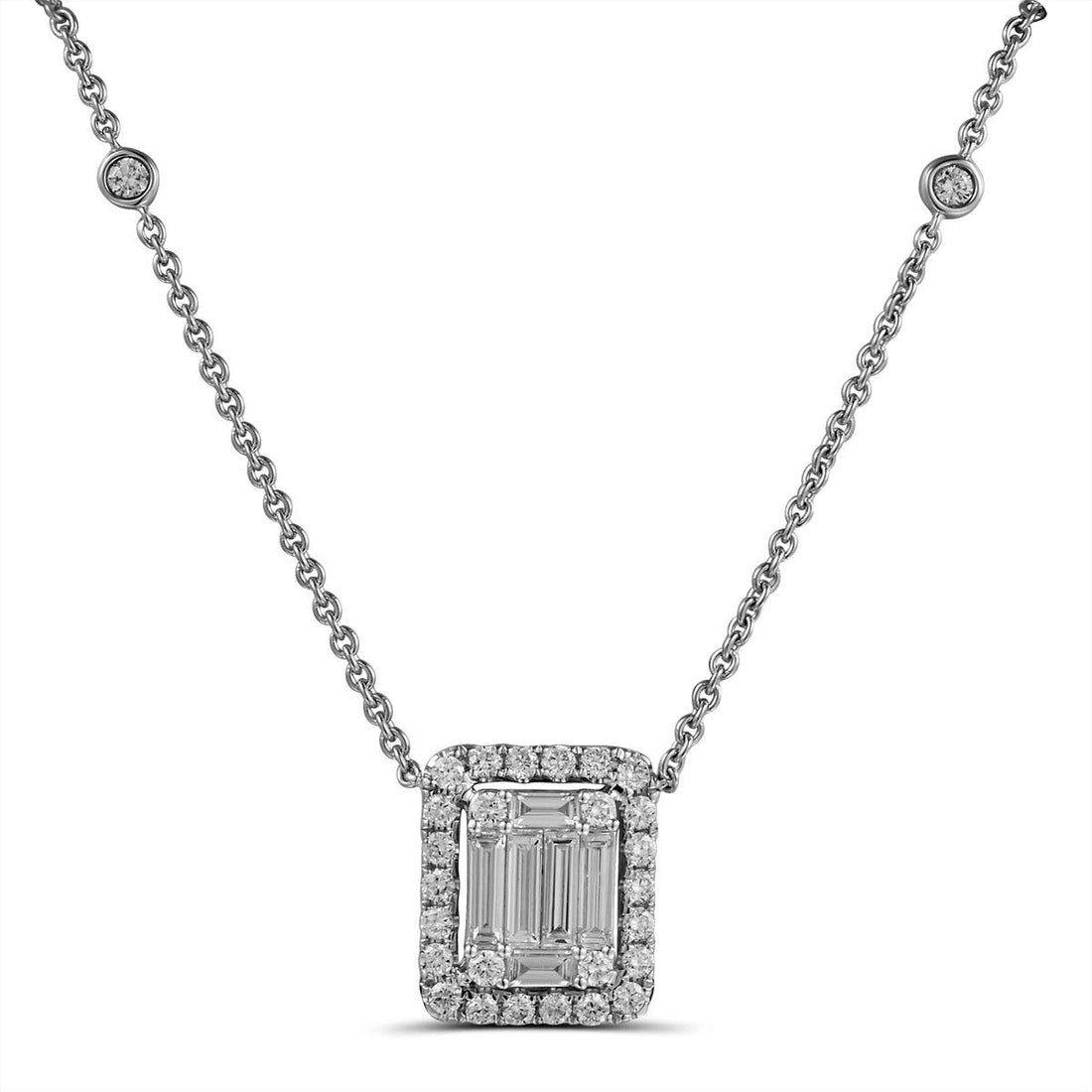 Necklaces Necklaces in White Gold containing Diamond 456246