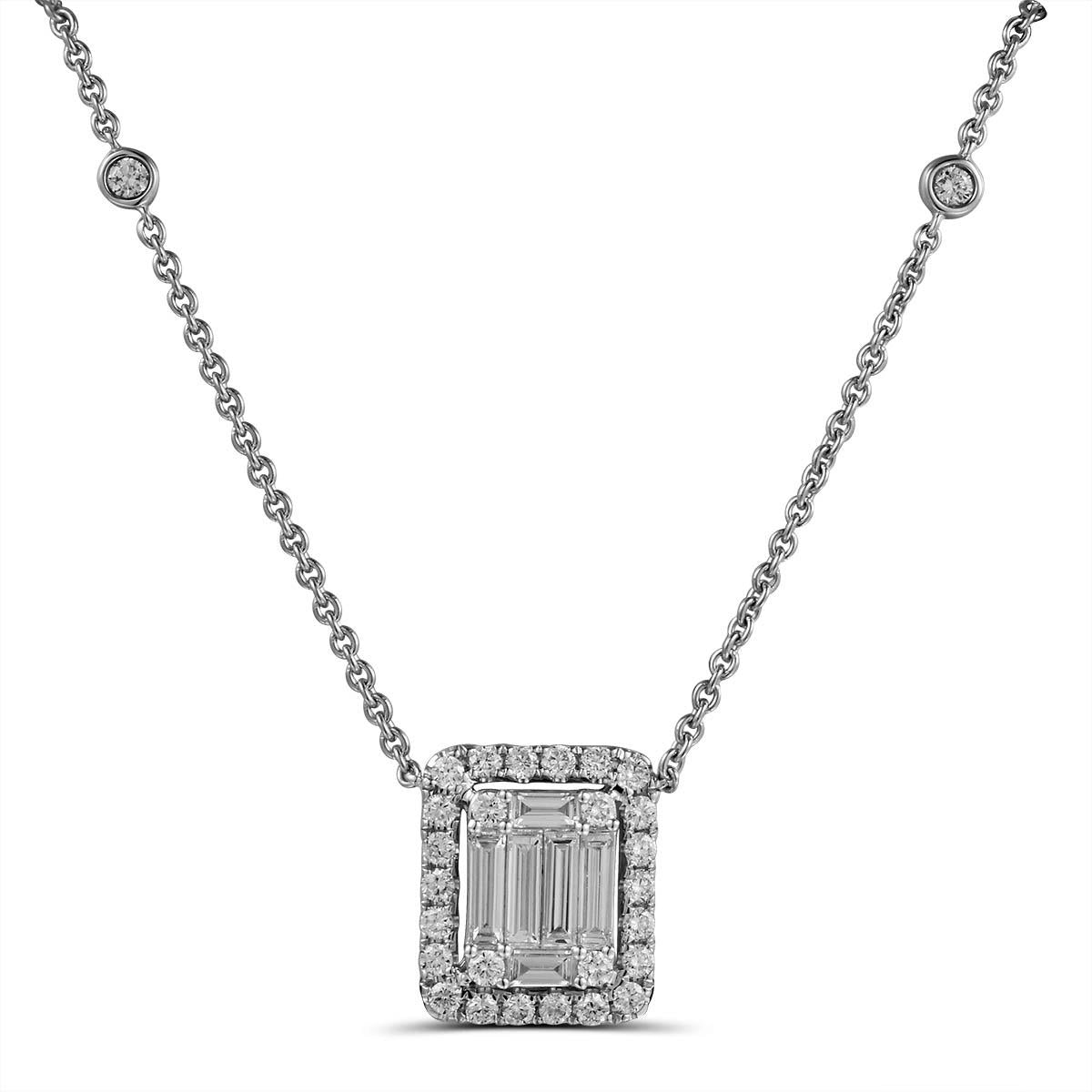 Necklaces Necklaces in White Gold containing Diamond 456246