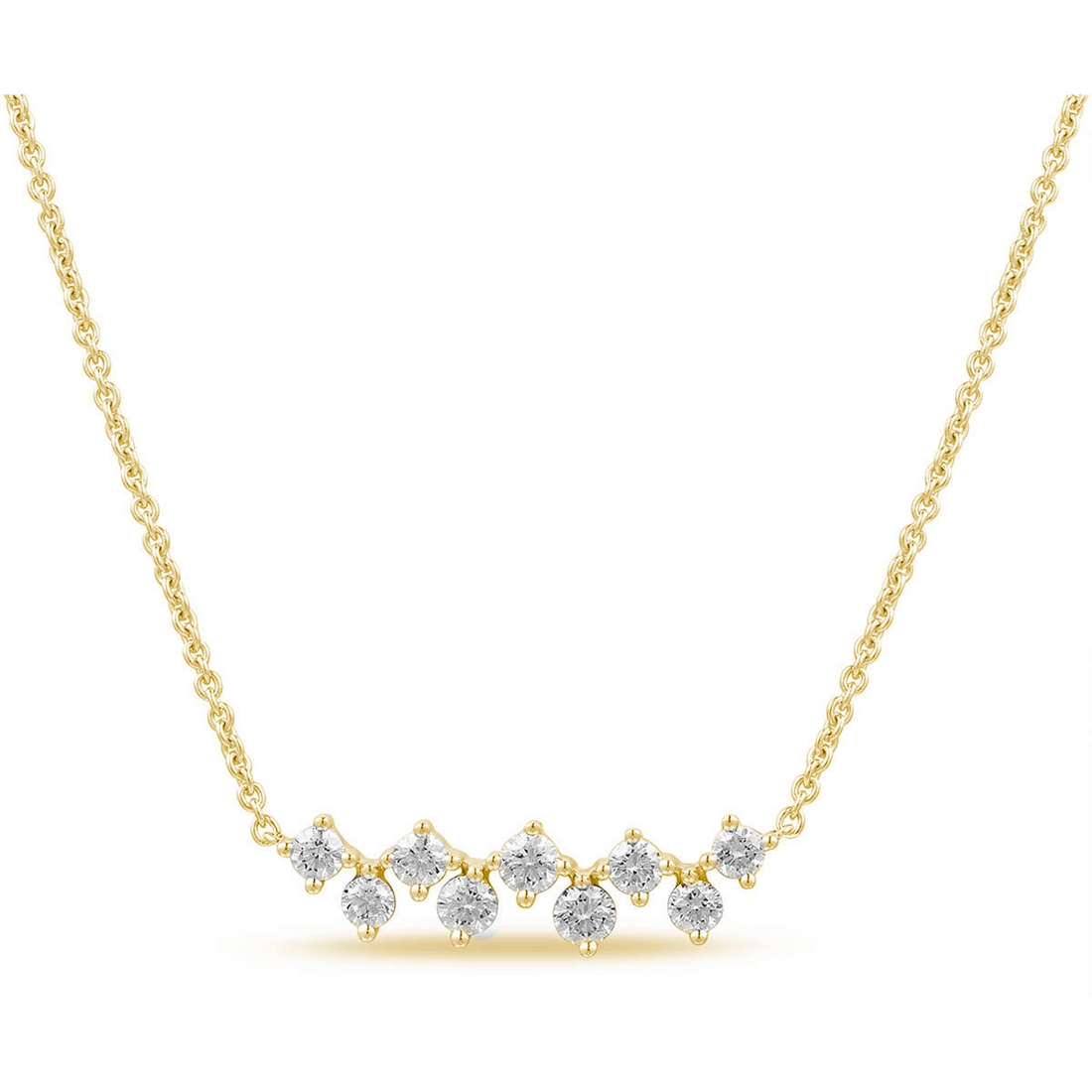 Necklaces Necklaces in Yellow Gold containing Diamond 456248