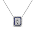 Necklaces Necklaces in White Gold containing Multi-gemstone, Diamond, Sapphire 456249