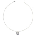 Necklaces Necklaces in White Gold containing Multi-gemstone, Diamond, Sapphire 456249
