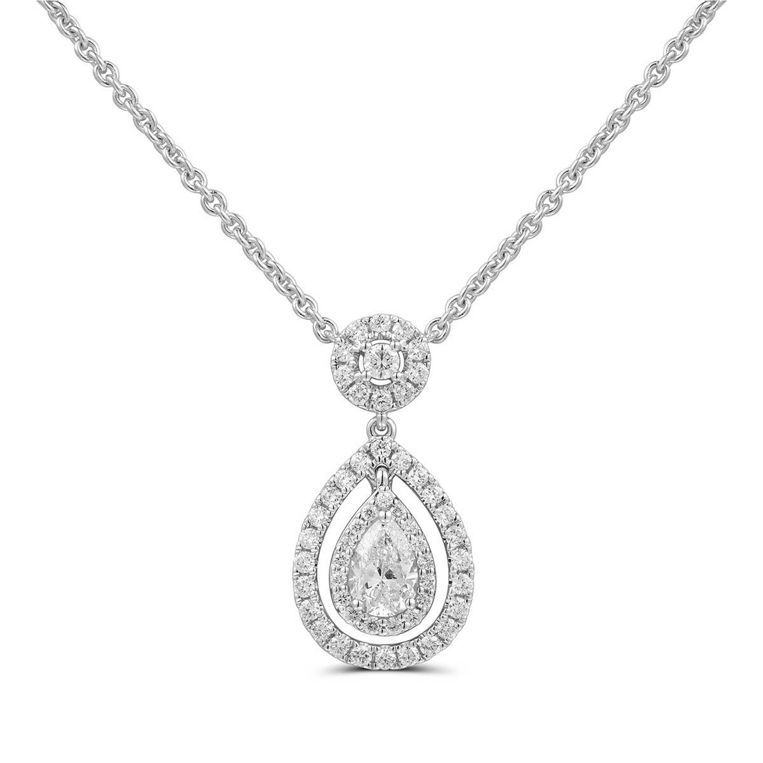 Necklaces Necklaces in White Gold containing Diamond 456251