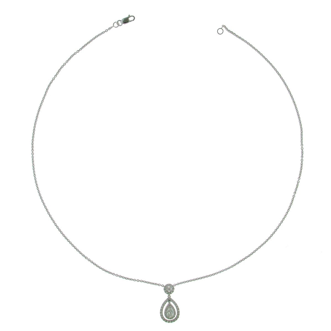 Necklaces Necklaces in White Gold containing Diamond 456251