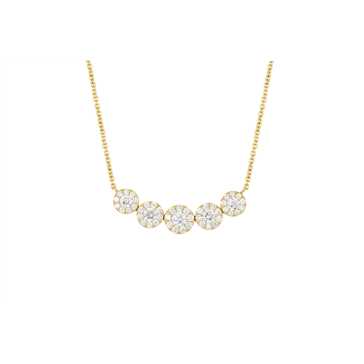 Necklaces Necklaces in Yellow Gold containing Diamond 456253