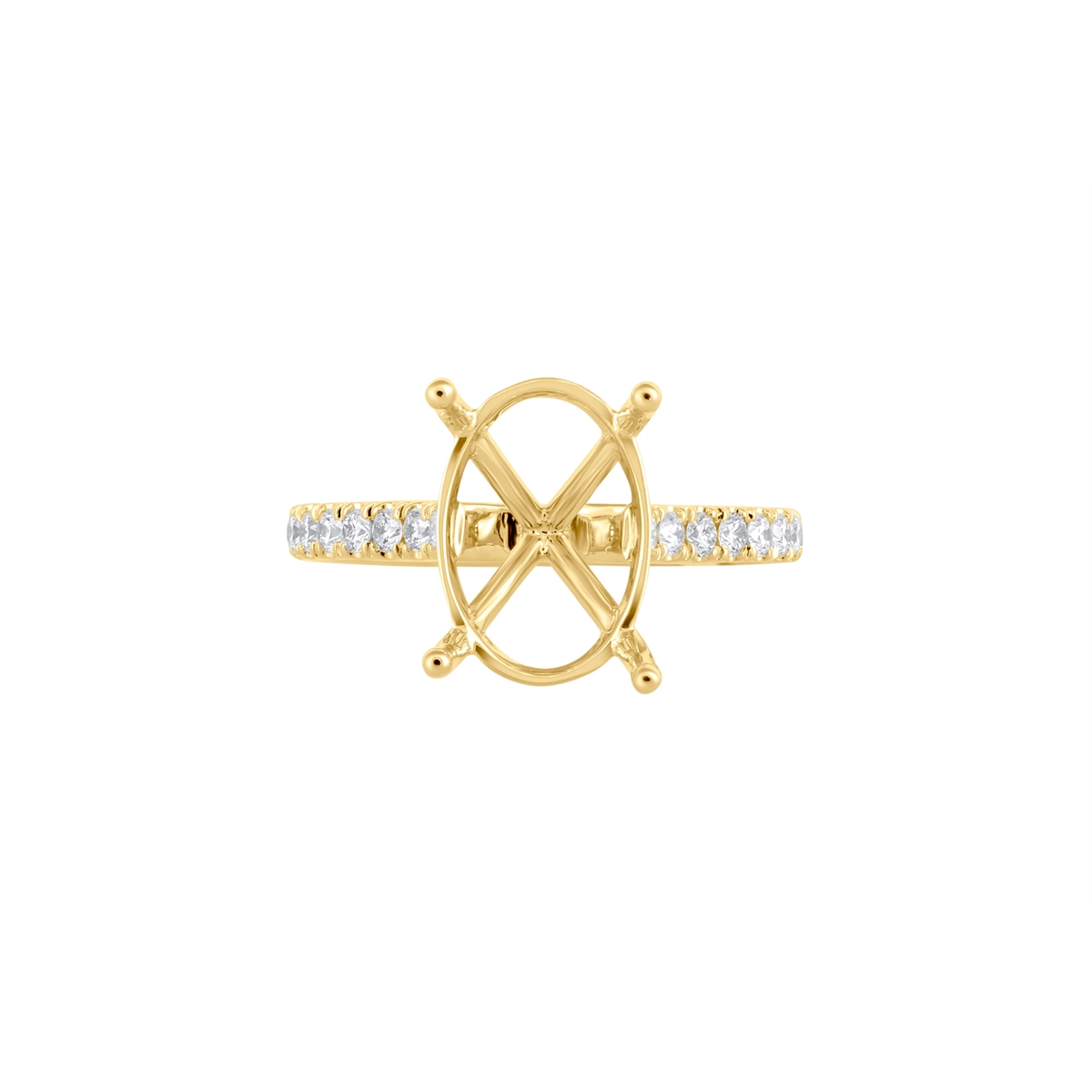Engagement Collections Engagement Rings in Yellow Gold containing Diamond 456290