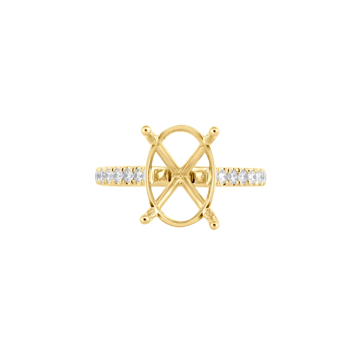 Engagement Collections Engagement Rings in Yellow Gold containing Diamond 456291