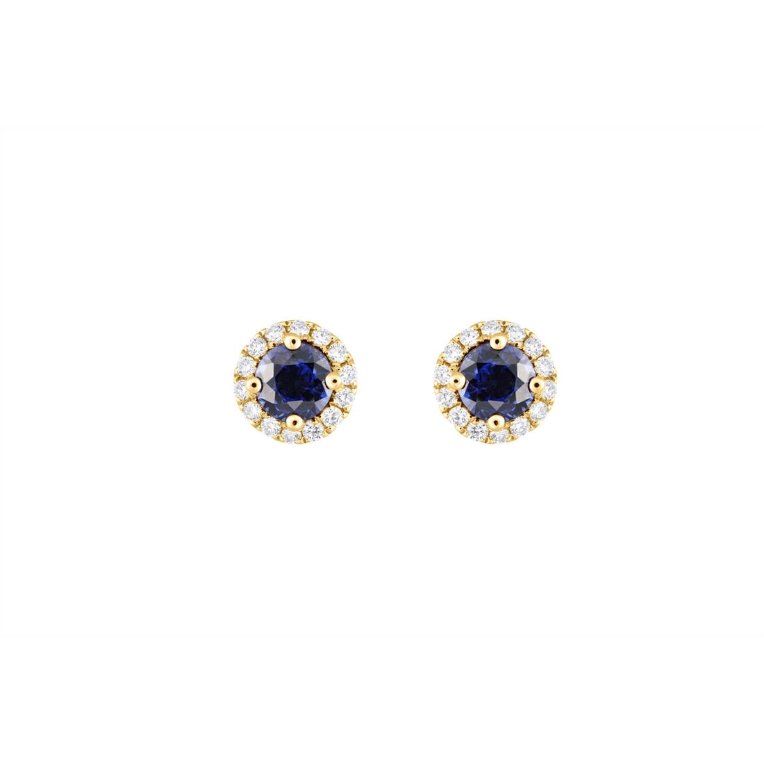 Earrings Earrings in Yellow Gold containing Multi-gemstone, Diamond, Sapphire 456310