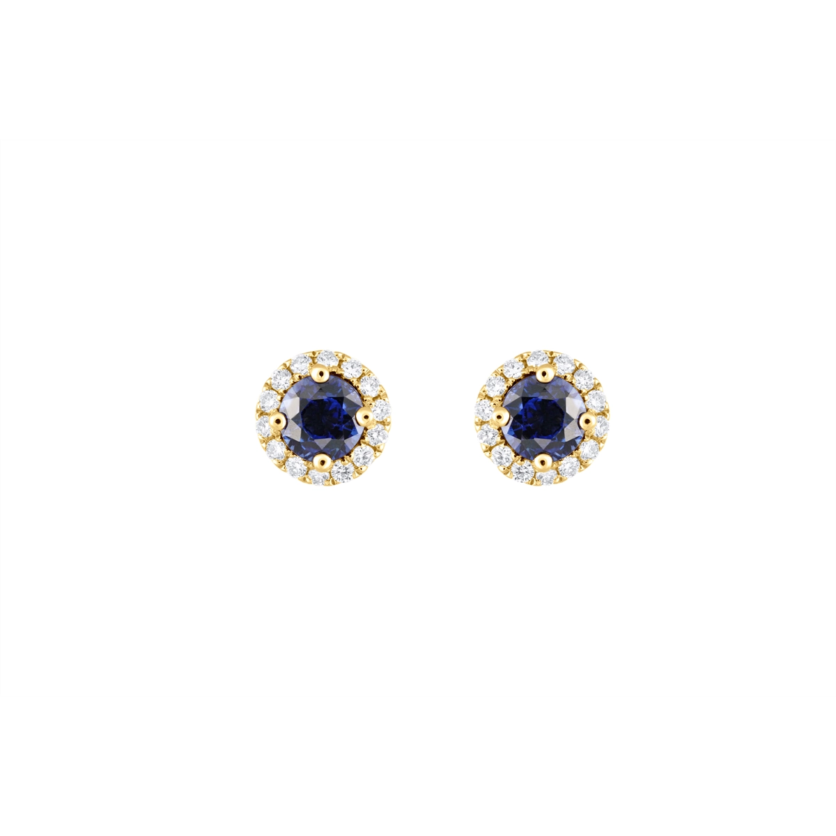 Earrings Earrings in Yellow Gold containing Multi-gemstone, Diamond, Sapphire 456310