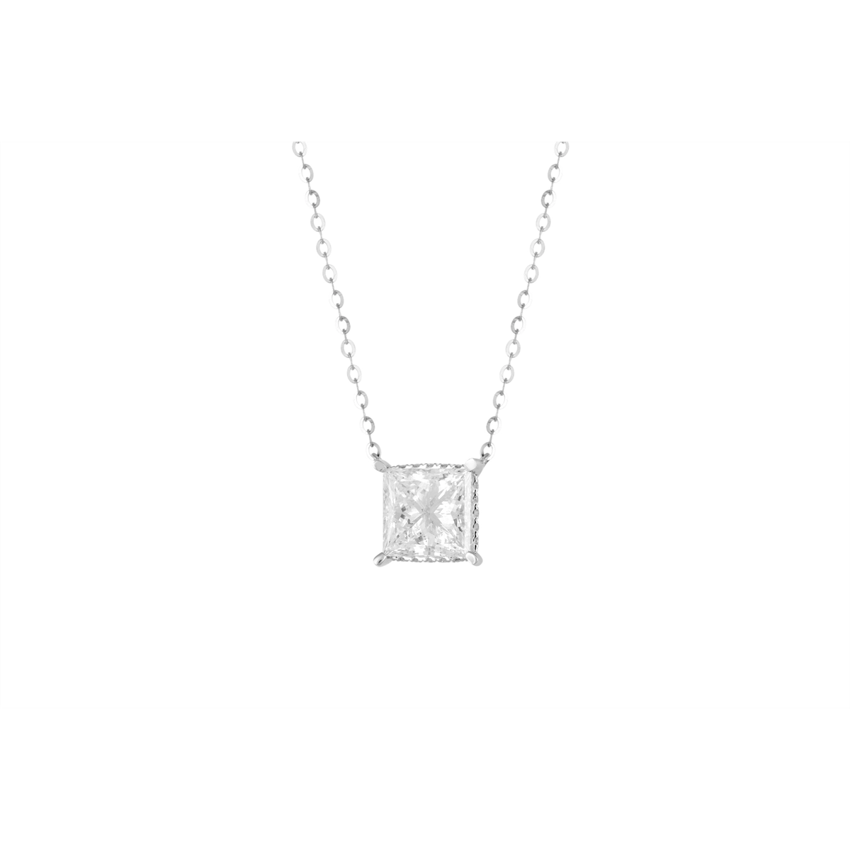 Necklaces Necklaces in White Gold containing Diamond 456334