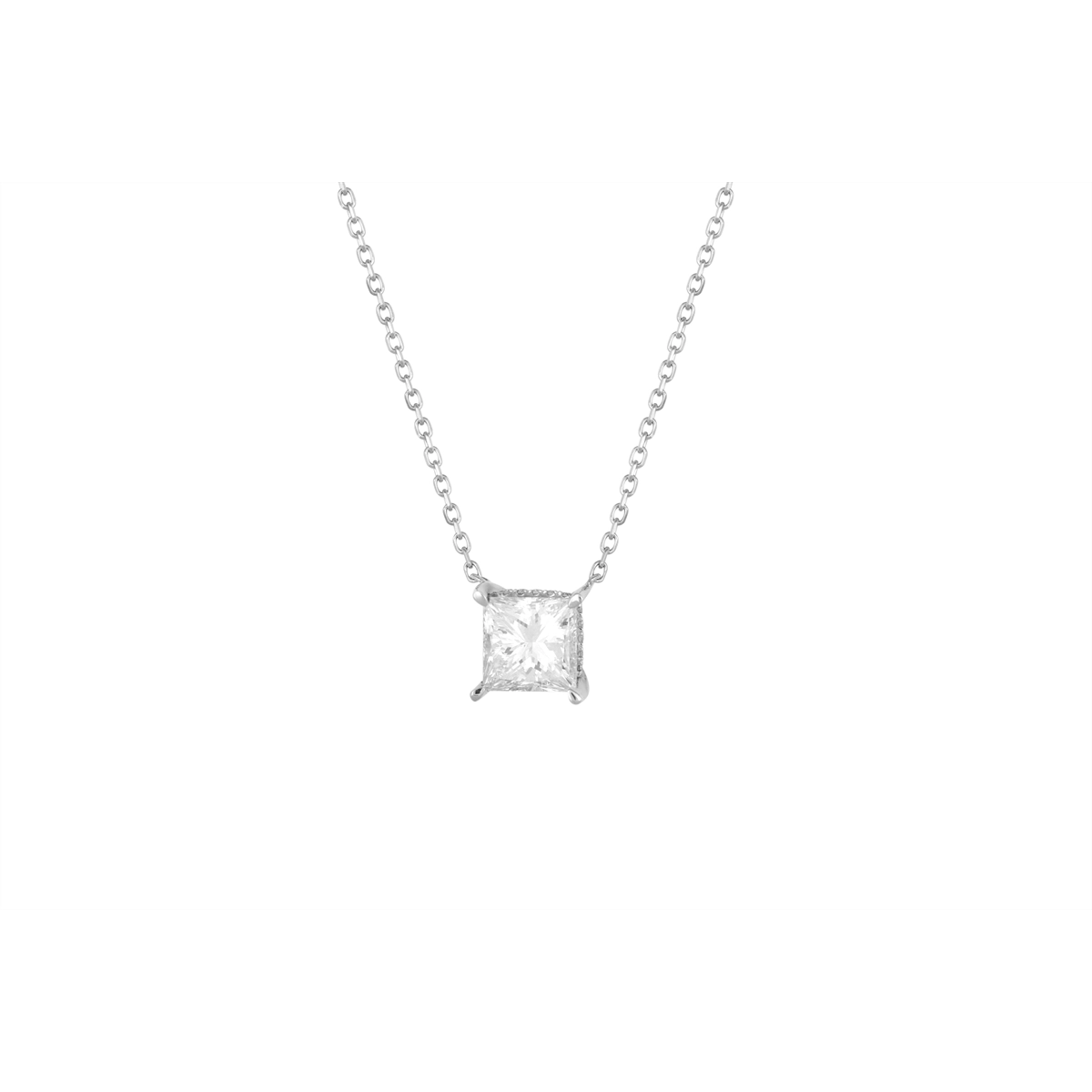 Necklaces Necklaces in White Gold containing Diamond 456336