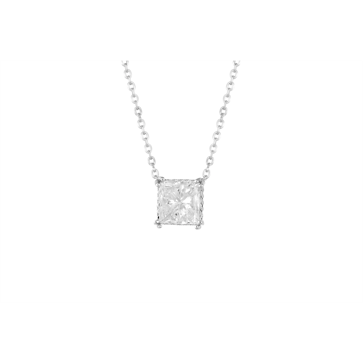 Necklaces Necklaces in White Gold containing Diamond 456338
