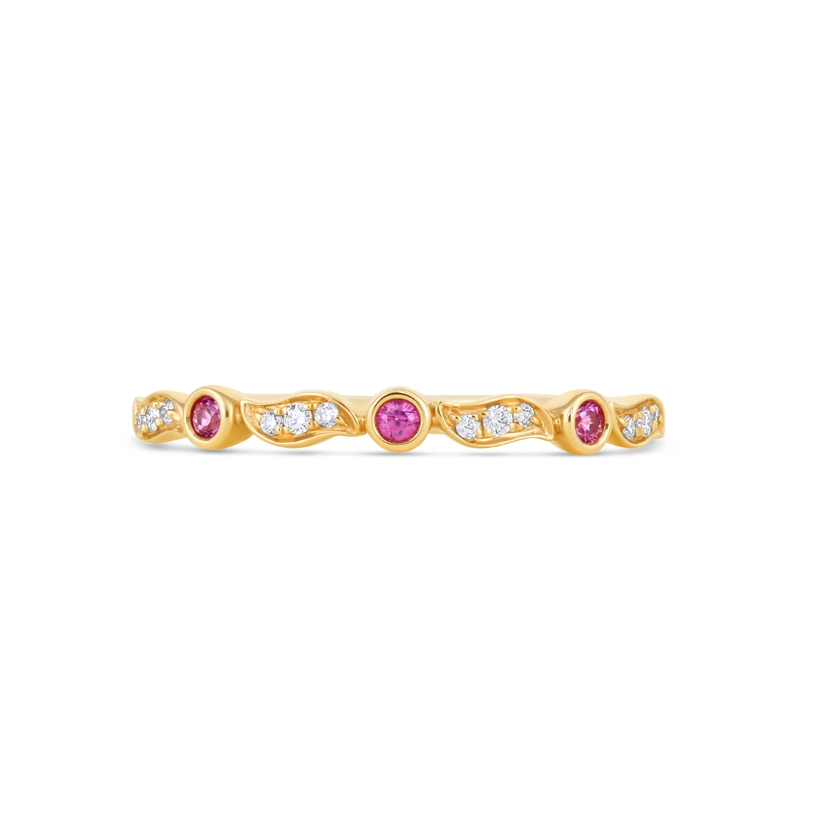 Wedding Bands Engagement in Rose Gold 456359
