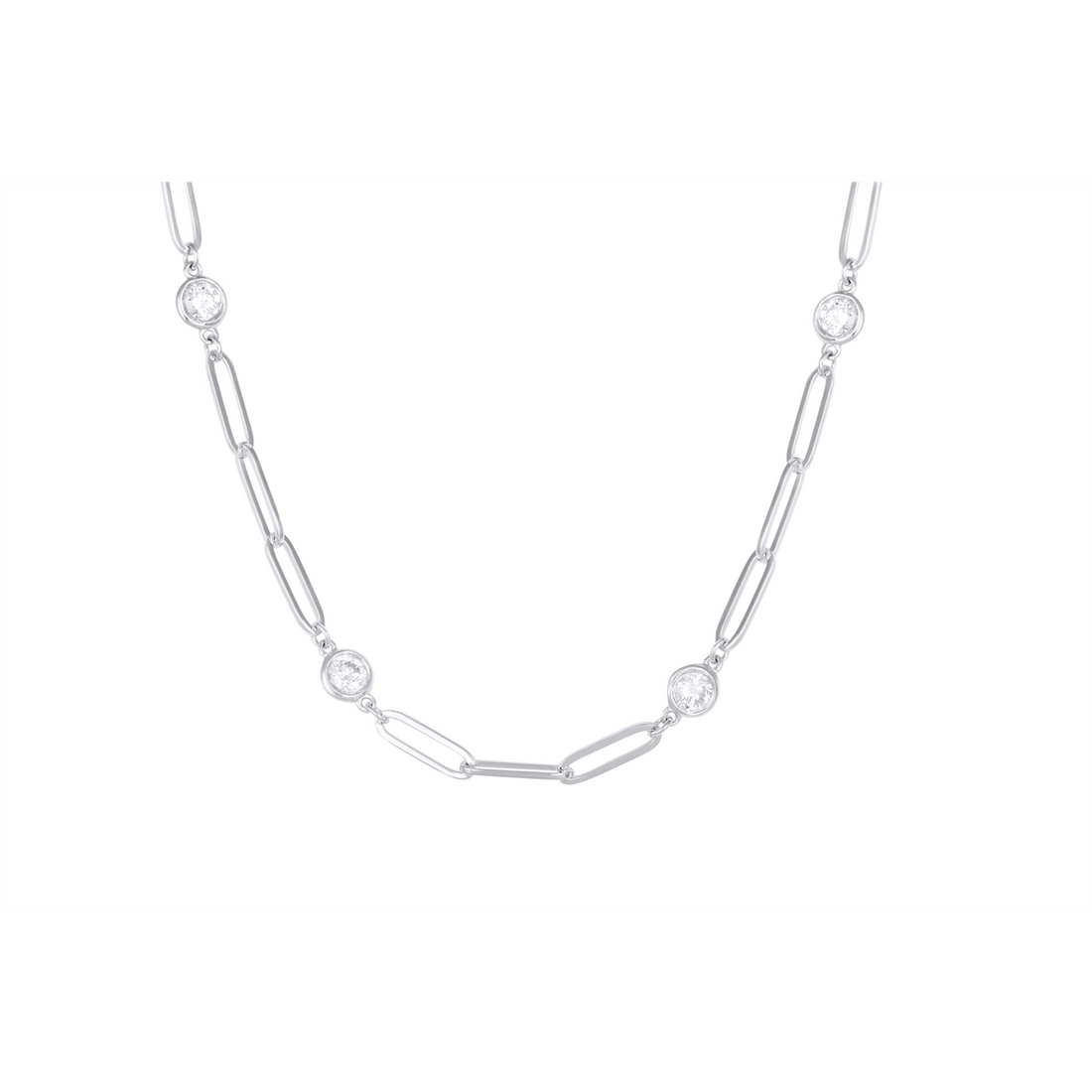 Necklaces Necklaces in White Gold containing Diamond 456372