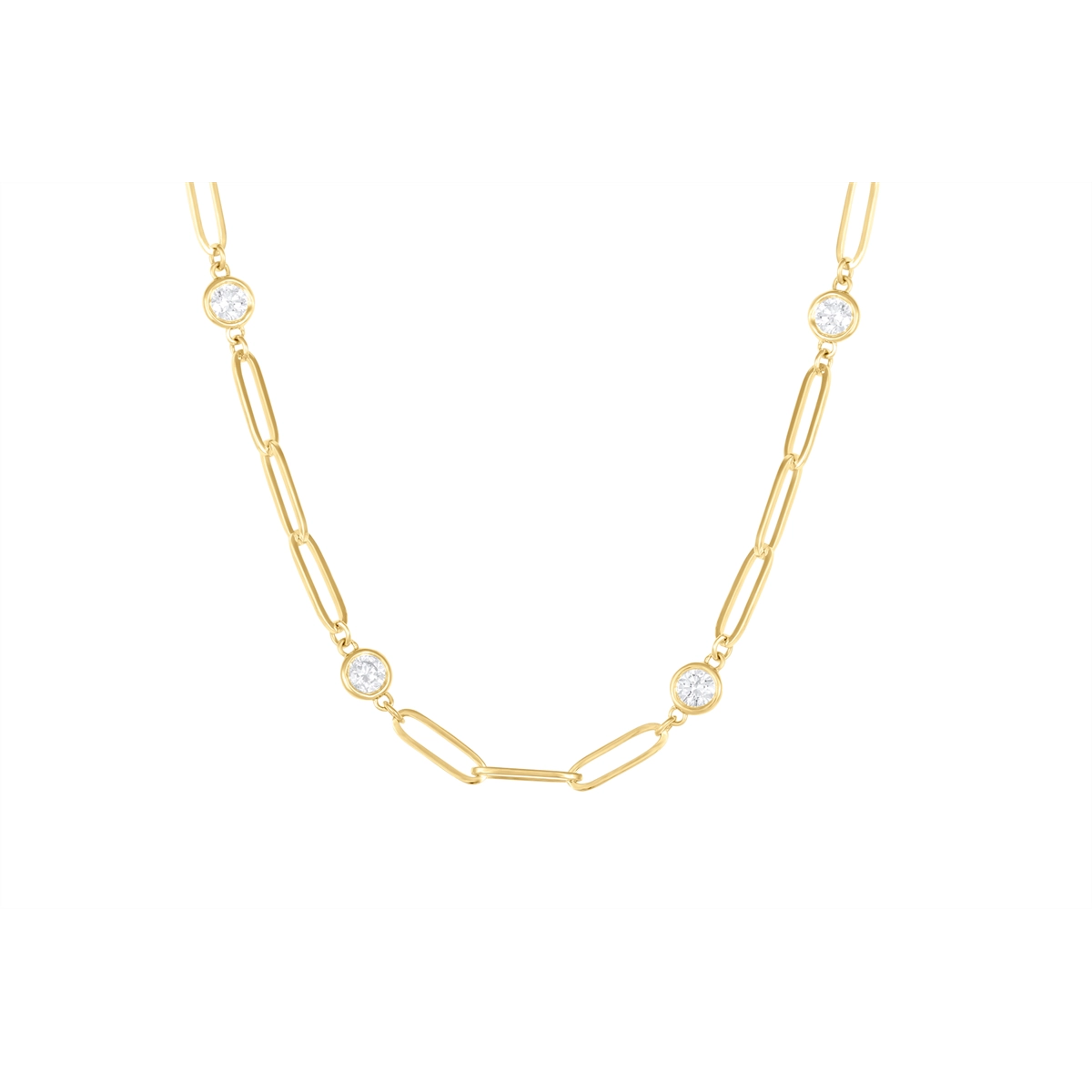 Necklaces Necklaces in Yellow Gold containing Diamond 456373