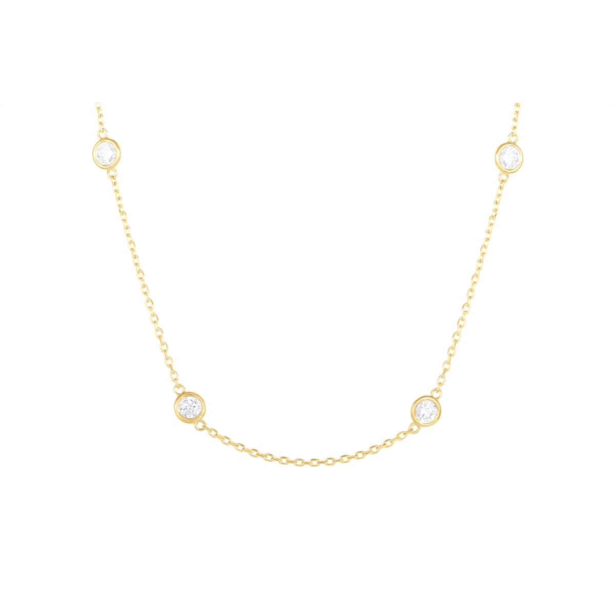 Necklaces Necklaces in Yellow Gold containing Diamond 456384