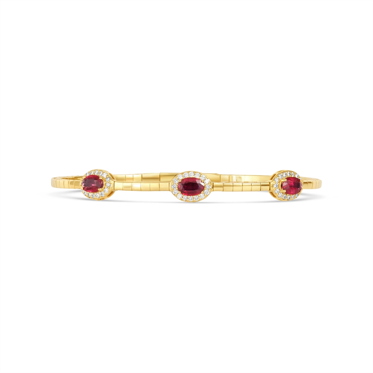 Bracelets Bracelets in Yellow Gold containing Multi-gemstone, Diamond, Ruby 456393