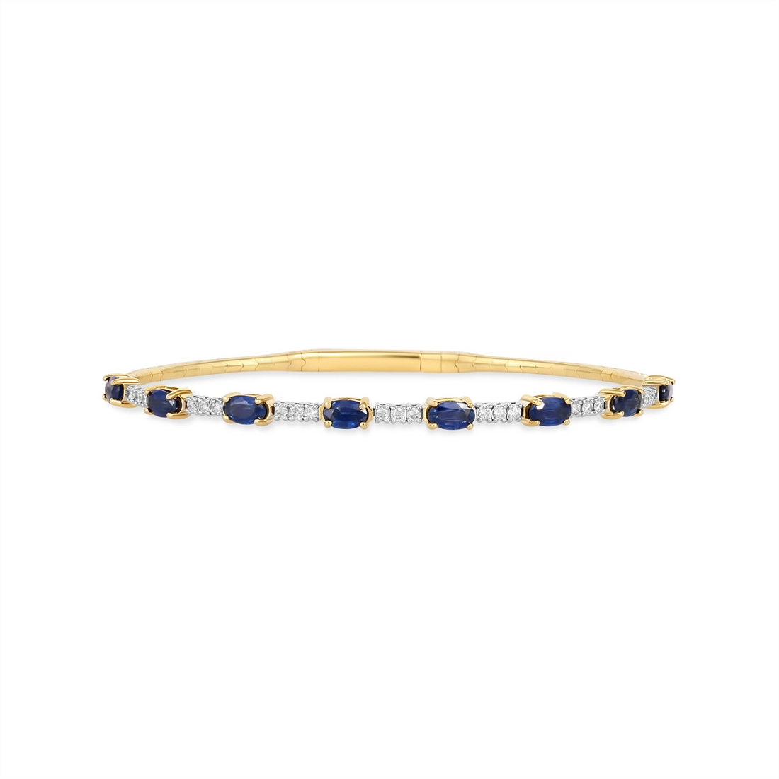 Bracelets Bracelets in Mixed Metals containing Multi-gemstone, Diamond, Sapphire 456394