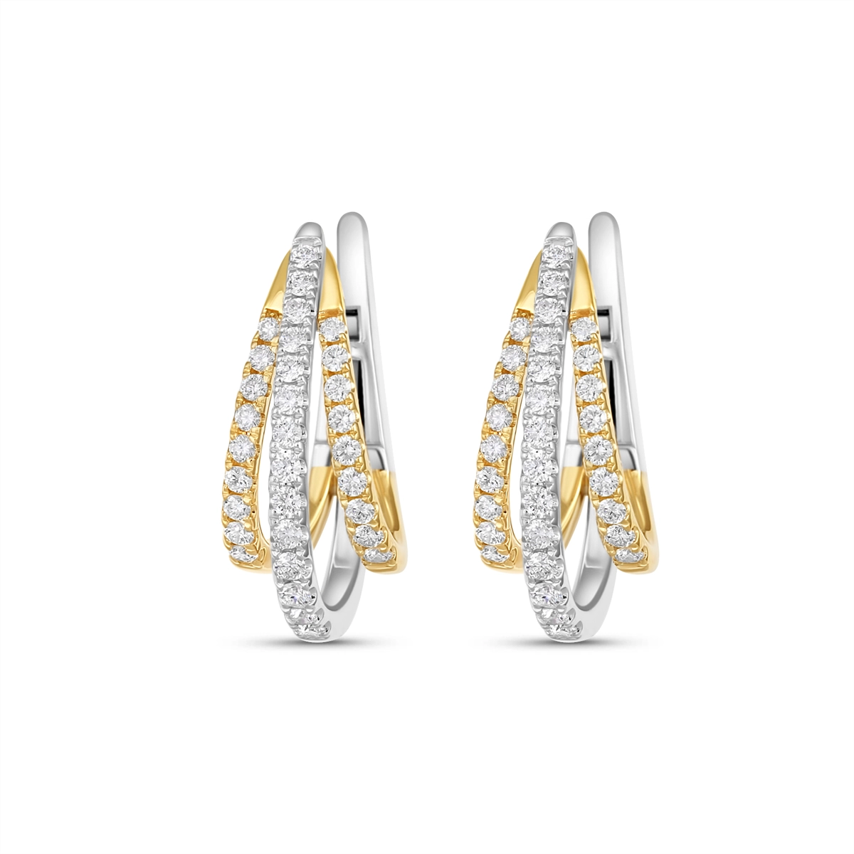 Earrings Earrings in Mixed Metals containing Diamond 456411