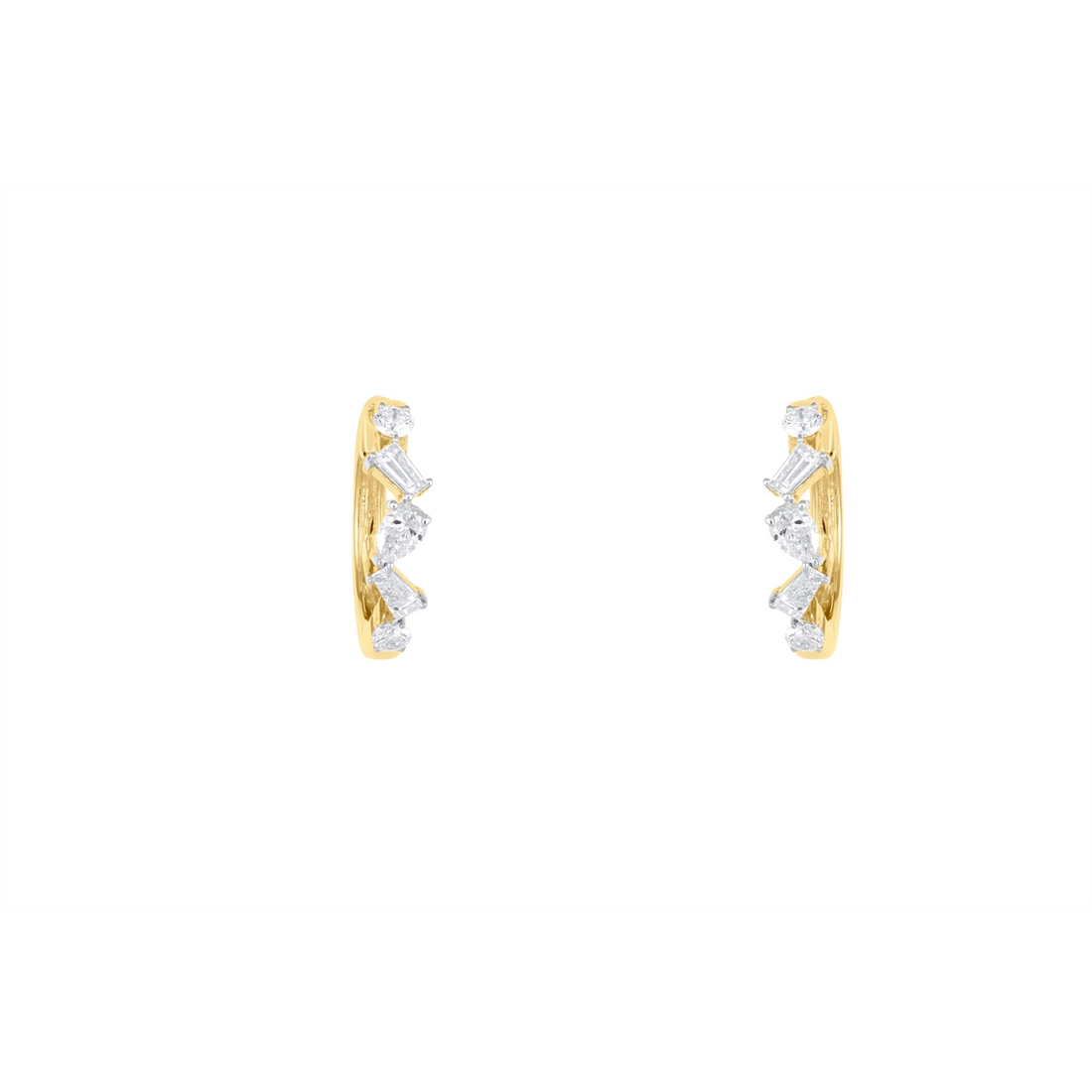 Earrings Earrings in Yellow Gold containing Diamond 456414