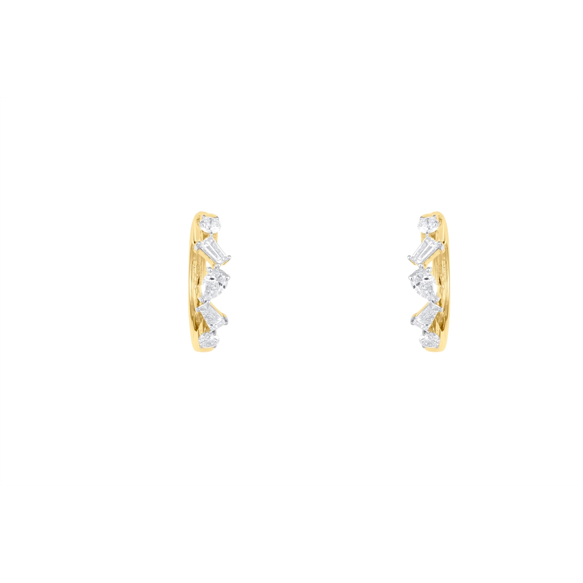Earrings Earrings in Yellow Gold containing Diamond 456414