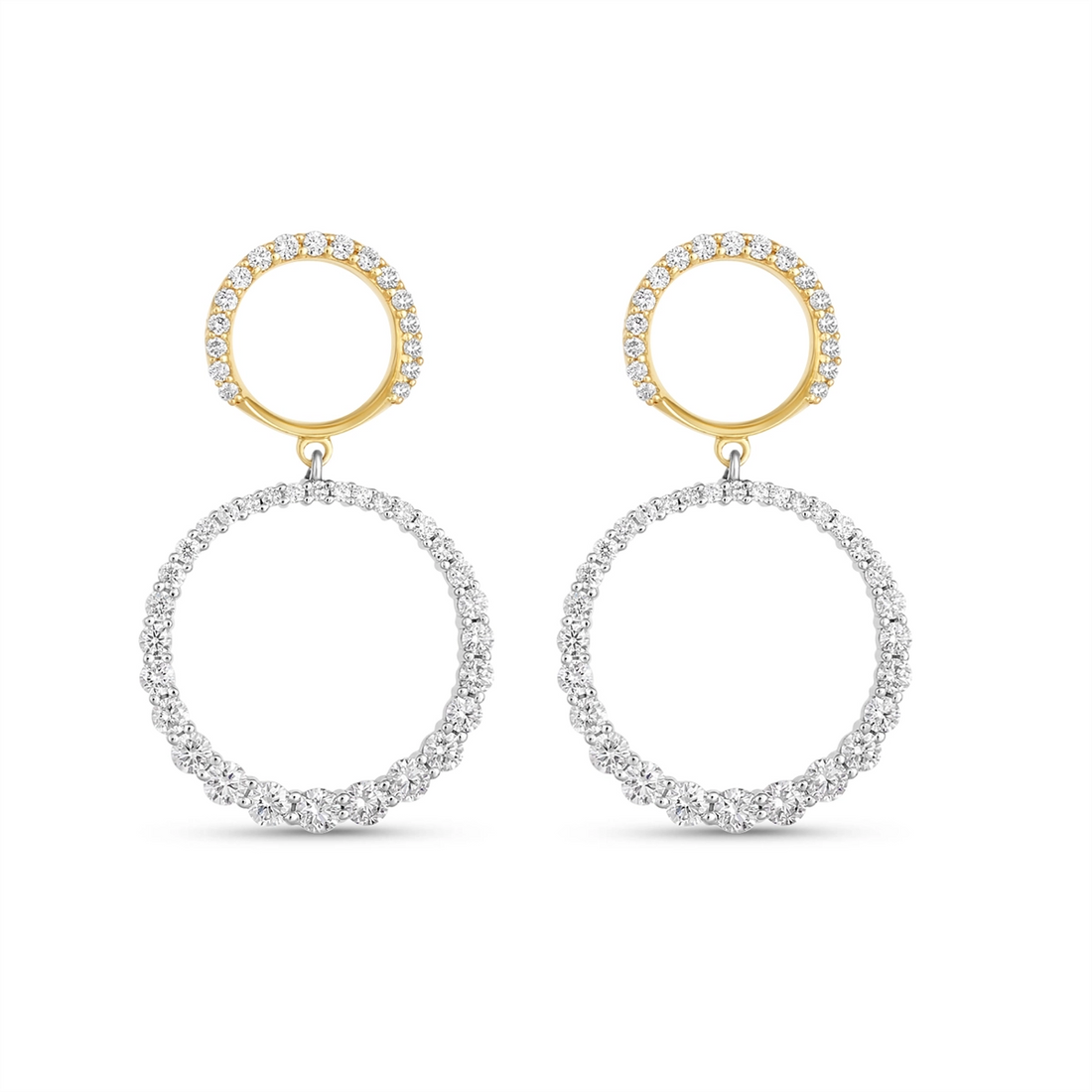 Earrings Earrings in Mixed Metals containing Diamond 456426