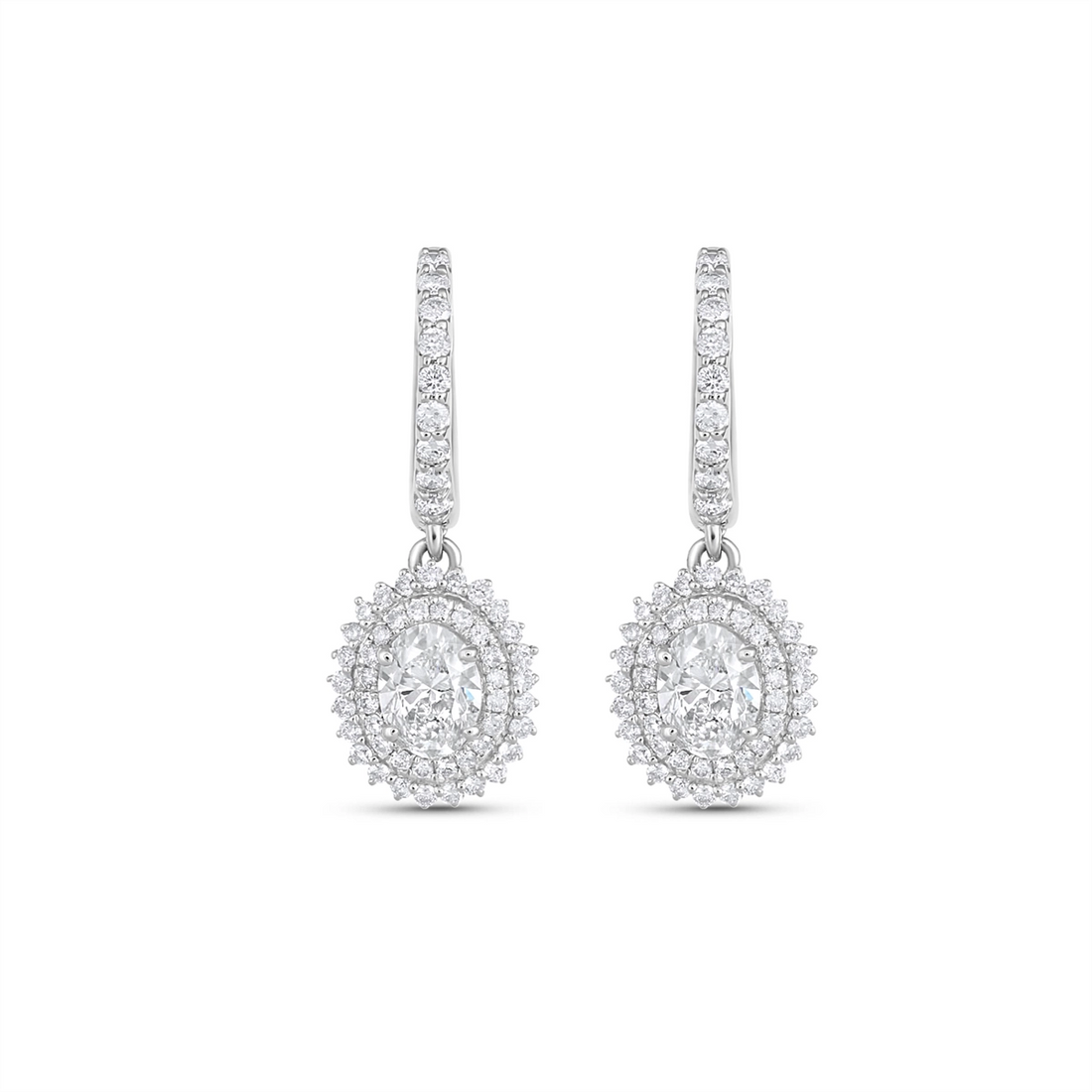 Earrings Earrings in White Gold containing Diamond 456428