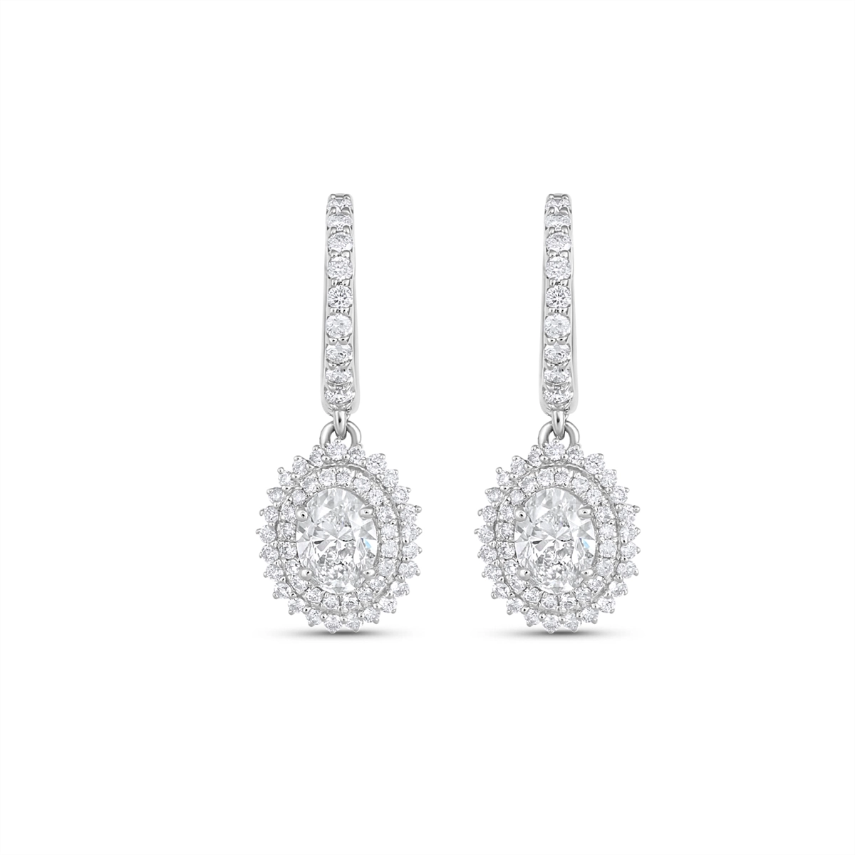 Earrings Earrings in White Gold containing Diamond 456428