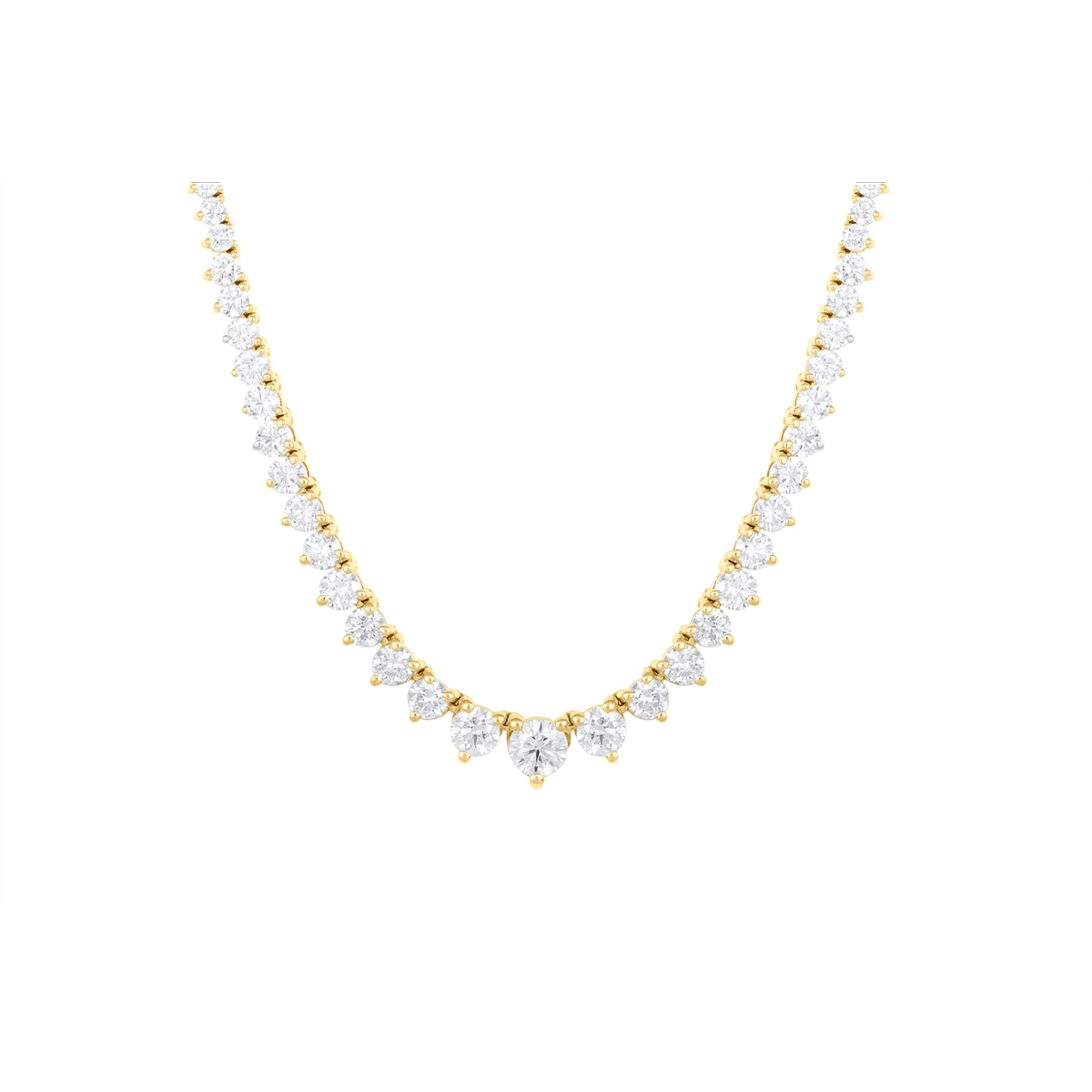 Necklaces Necklaces in Yellow Gold containing Diamond 456527