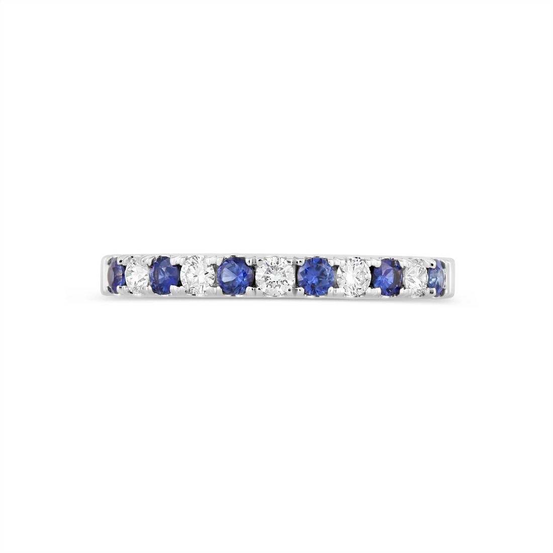 Wedding Bands Wedding Rings in White Gold containing Multi-gemstone, Diamond, Sapphire 456569
