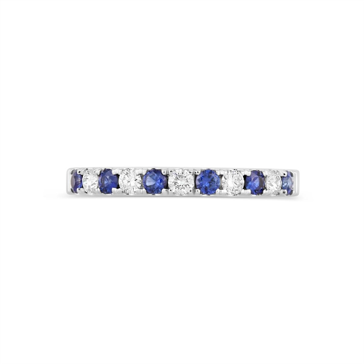 Wedding Bands Wedding Rings in White Gold containing Multi-gemstone, Diamond, Sapphire 456569